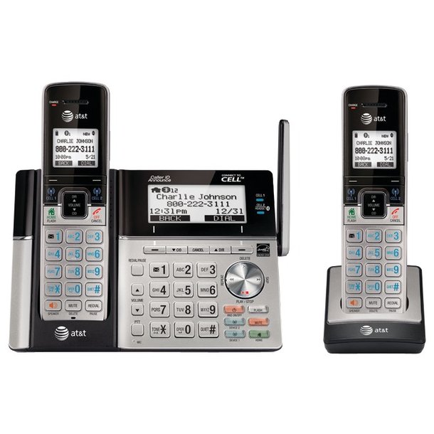 AT&T DECT 6.0 Connect-to-Cell™ 2-Handset Phone System with Dual Caller ID