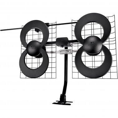 CLEARSTREAM™ 4 QUAD-LOOP UHF OUTDOOR ANTENNA WITH 20" MOUNT - The Accessories  Place 