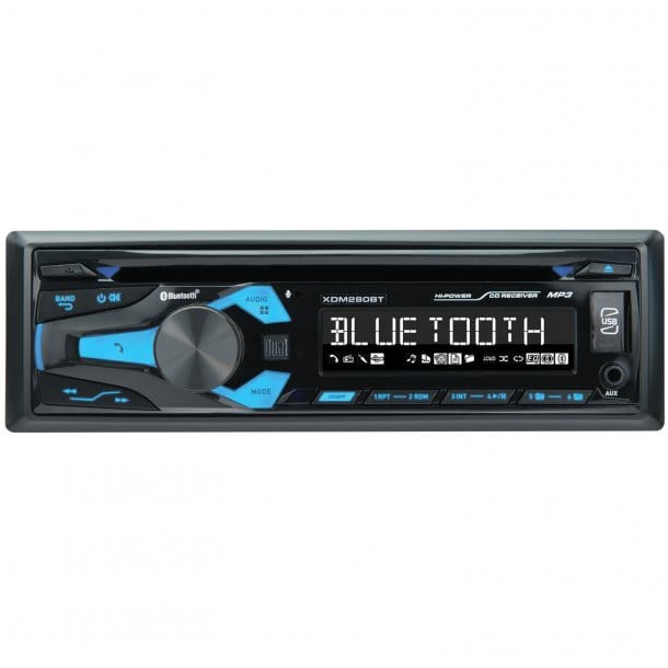 DUAL Single-DIN In-Dash CD Receiver with Bluetooth®