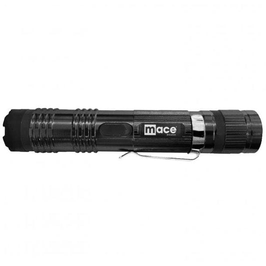 Compact Stun Gun with Flashlight (Black)