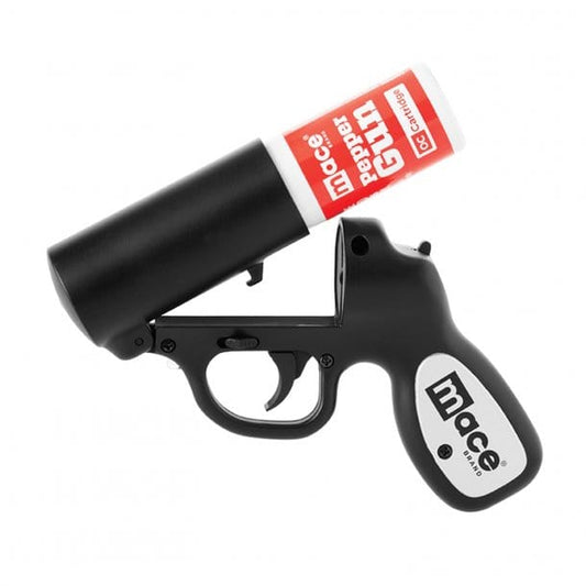 Matte Black Pepper Gun with Strobe LED