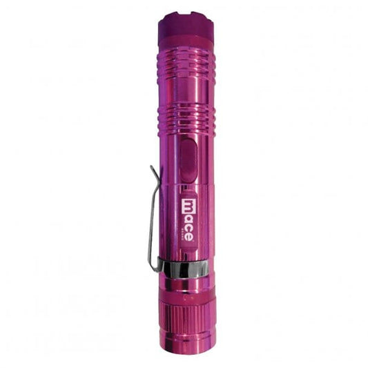 Compact Stun Gun with Flashlight (Pink)