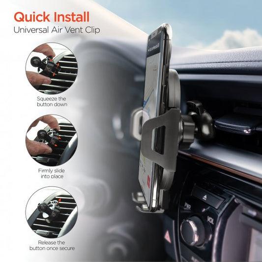 HYPERGEAR 3-in-1 Phone Mount Kit