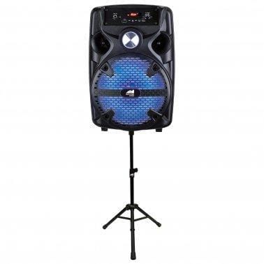 NAXA Bluetooth Speaker with Disco Lights & Stand 2,000-Watt