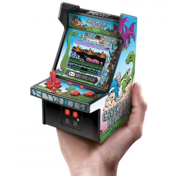 The Caveman Ninja Micro Player Retro Mini Arcade Machine is a collectible mini arcade machine by My Arcade