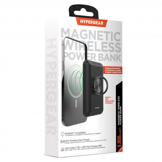 HYPERGEAR  5,000mAh Magnetic Wireless Power Bank for iPhone® 13 Series