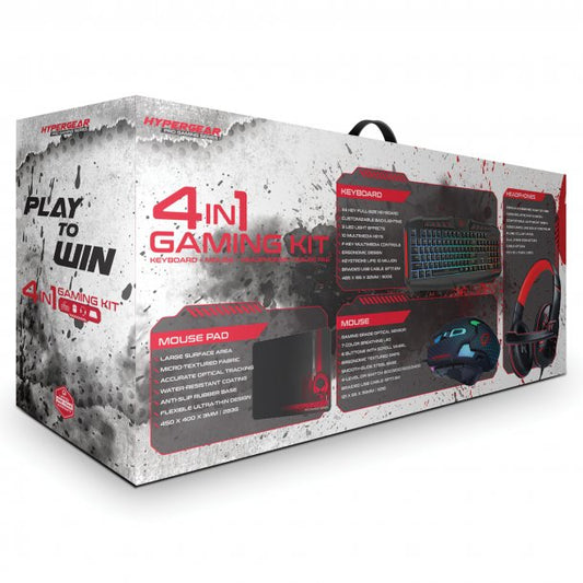 HYPERGEAR  4-in-1 Gaming Kit (Emerald Red Dragon)