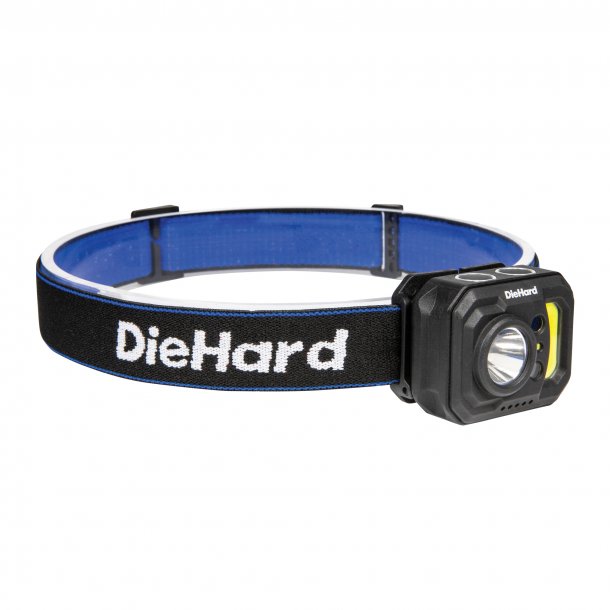 DieHard 375-Lumen Water-Resistant Motion-Activated Rechargeable COB LED Headlamp