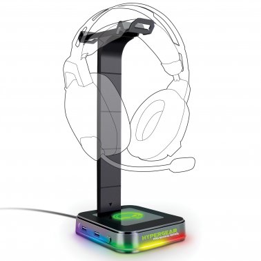 HYPERGEAR RGB Command Station Headset Stand