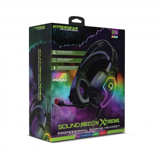 HYPERGEAR SoundRecon RGB LED Professional Gaming Headset