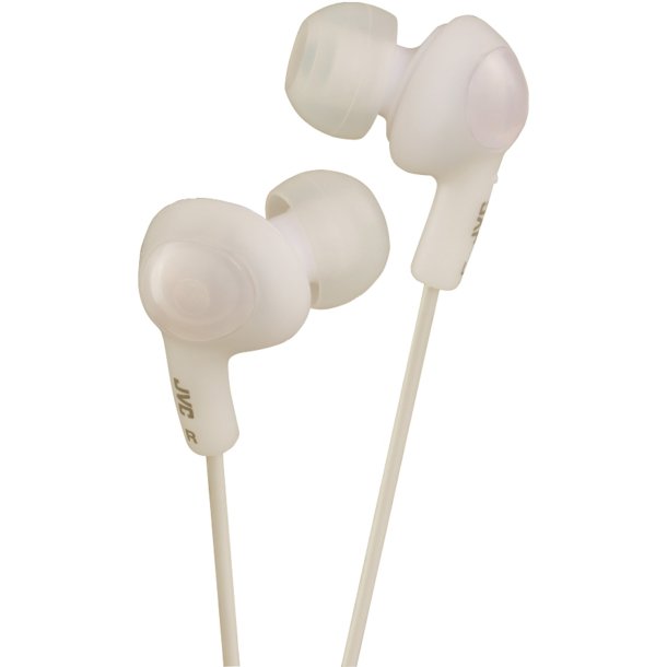JVC Gumy Plus Inner-Ear Earbuds (White)