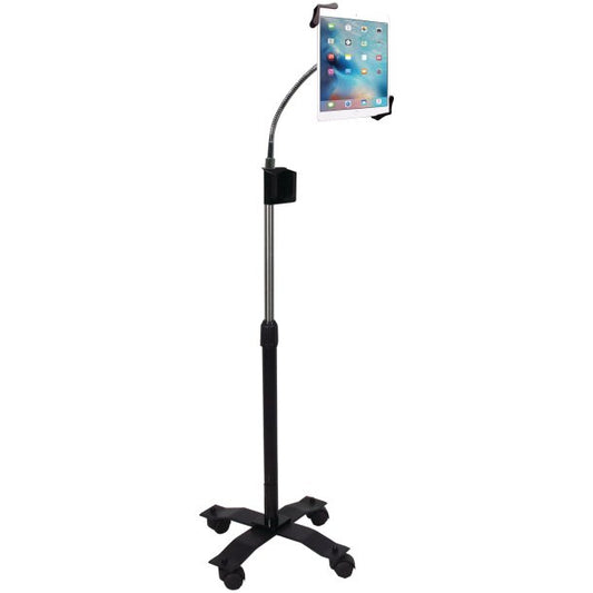 CTA Digital Compact Gooseneck Floor Stand for iPad®/Tablet