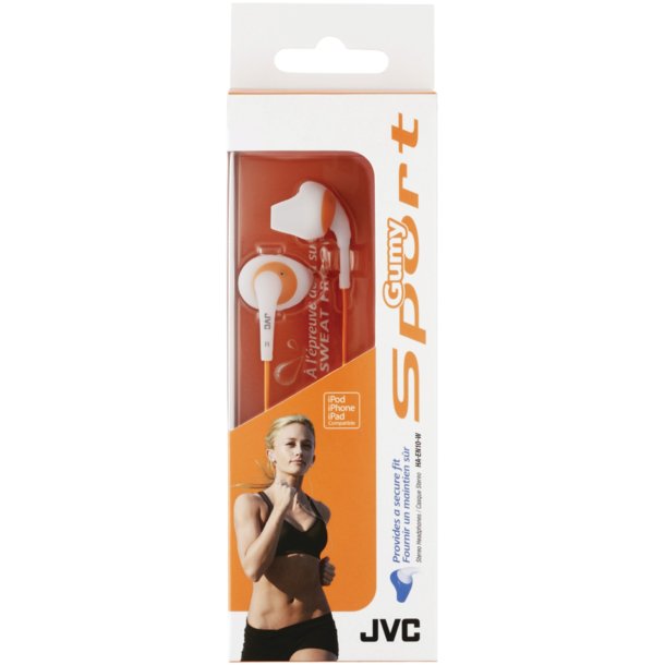 JVC Gumy Sport Earbuds (White)