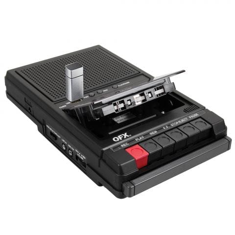 QFX Retro-39 Shoe Box Tape Recorder