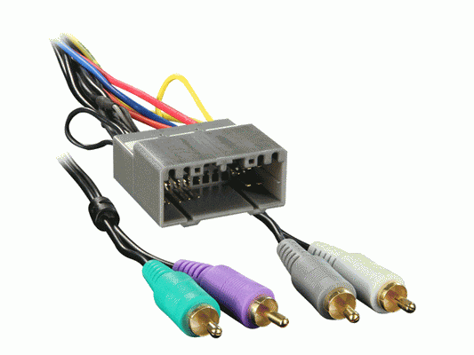 METRA Car Stereo Amp Integration Wiring Harness For Chrysler Dodge (2002-2007) - The Accessories  Place
