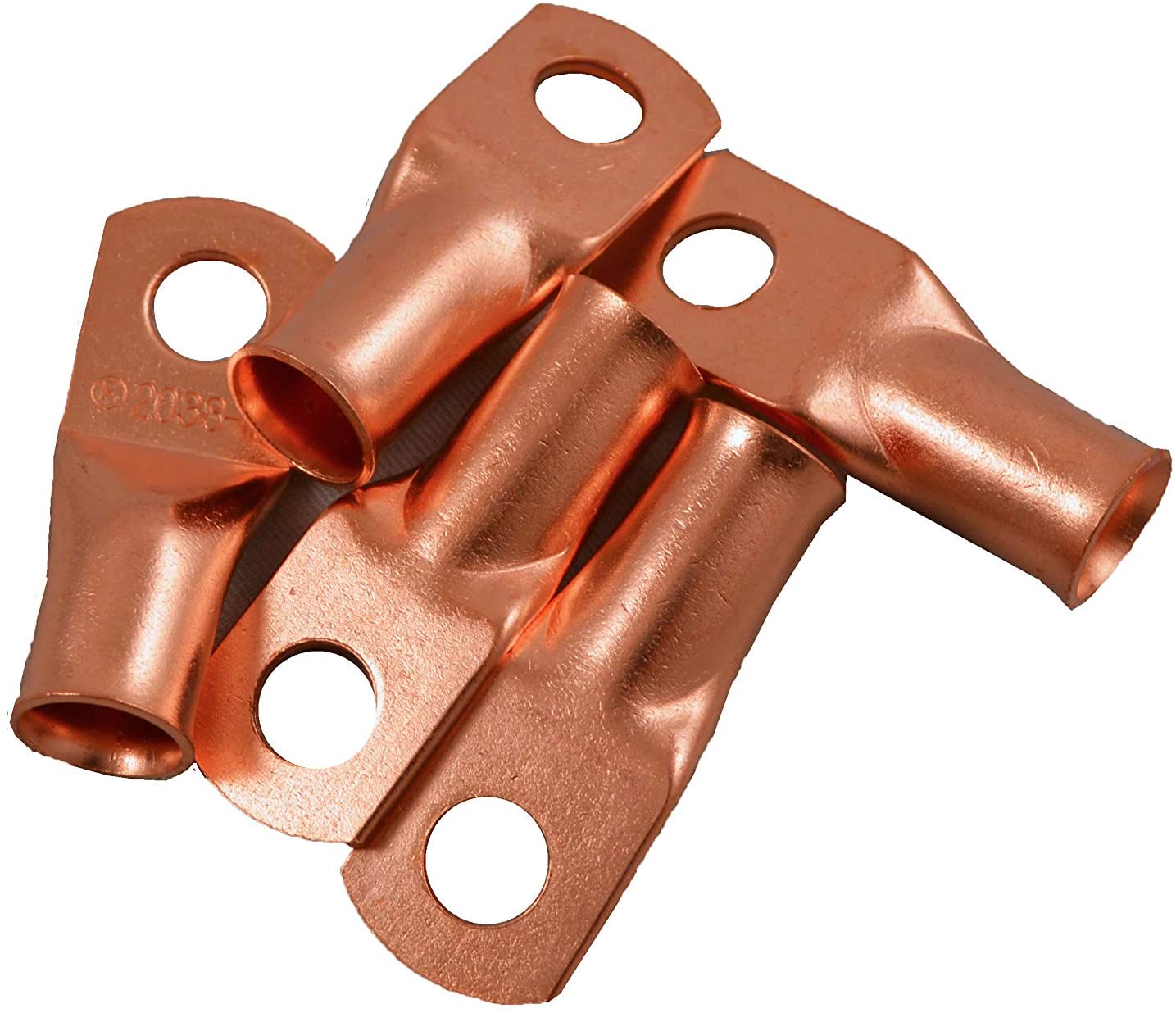 INSTALLBAY 5PCS Wire Uninsulated Ring Terminal  Copper (1/0x1/4) - The Accessories  Place 