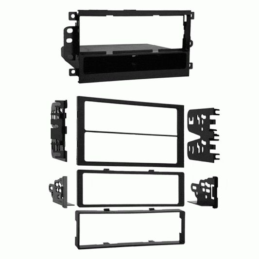 Double-DIN/Single-DIN W/ Pocket Installation Kit For GM/Isuzu/Suzuki (1990-2012) - The Accessories  Place 