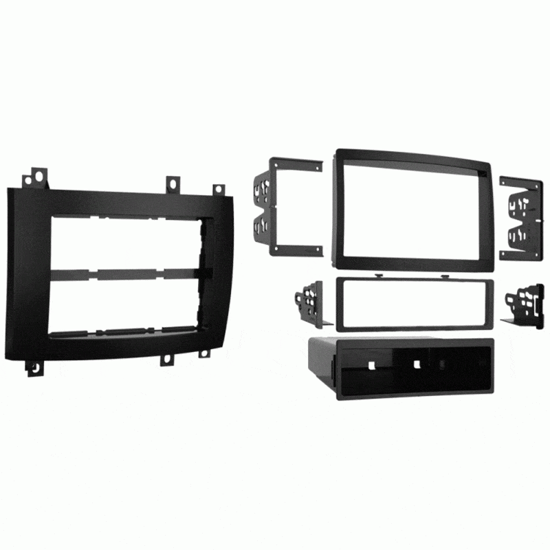 Double-DIN/Single-DIN W/ Pocket Installation Kit For Cadillac CTS (2003-2007) and SRX (2004-2006) - The Accessories  Place 