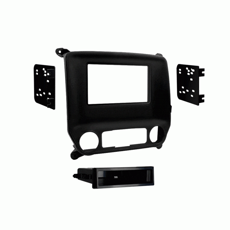 Double-DIN/Single-DIN W/ Pocket Installation Kit For Chevrolet Silverado/GMC Sierra (2014-Up) - The Accessories  Place 