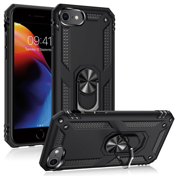 Military Armor Dual Heavy-Duty Shockproof Ring Holder Case for IPHONE 6 / 6S