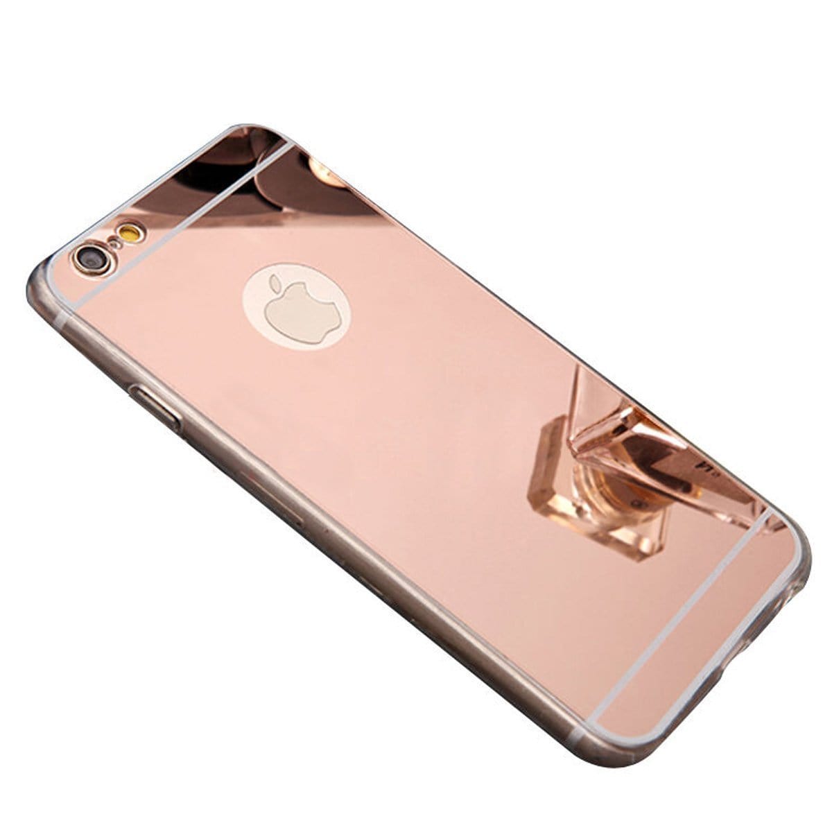 iPhone 6+/7+/8+ Ultra Slim Flexible Shockproof Mirror Reflective Case (Gold/Rose Gold/Silver)