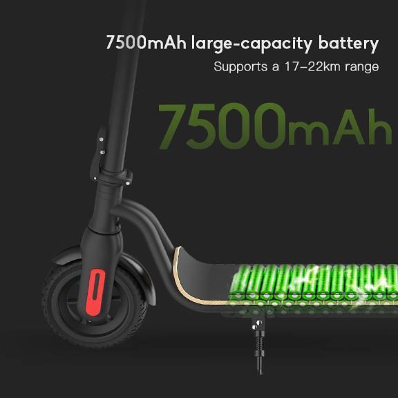 Electric Scooter S10 with 7.5Ah Battery 250W Motor 8' wheels and LED Display - The Accessories  Place 