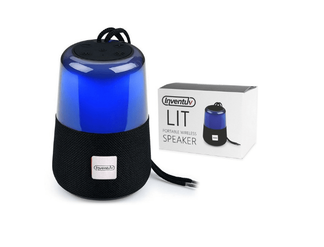 Inventulv Lit Bluetooth Wireless Speaker (Black)