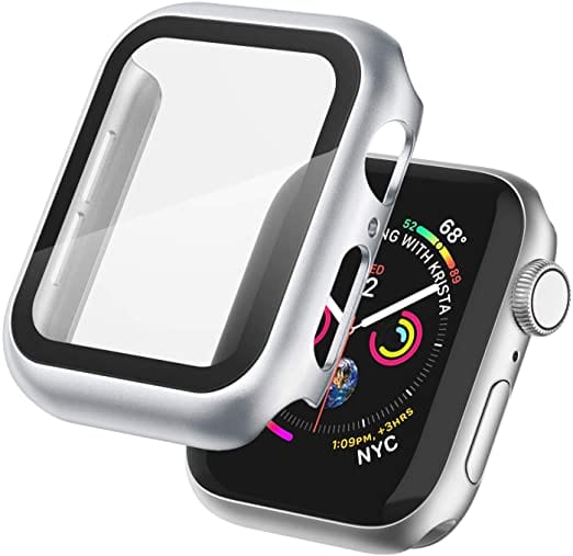Apple Watch Case Glass Screen Protector -Grey- (42/44MM)
