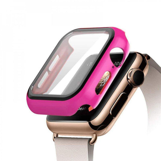 Apple Watch Case Glass Screen Protector -Pink- (38/40MM)