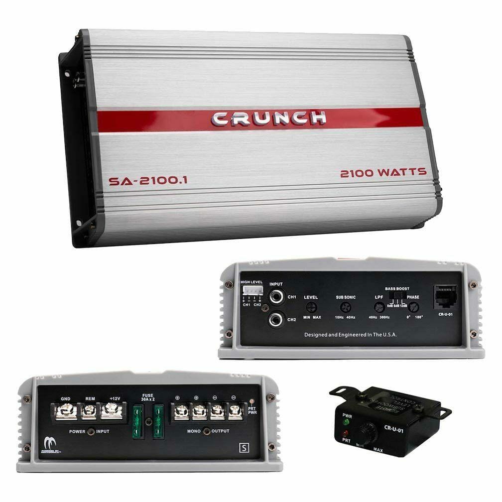 Crunch Smash Amplifier Mono-Sa-2100.1- 2100 Watts