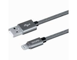 HEAVY-DUTY BRAIDED CHARGE & SYNC USB CABLE WITH LIGHTNING® CONNECTOR, 10FT (SILVER)