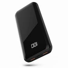 HYPERGEAR 10,000 mAh Dual USB + USB-C™ Power Bank with Digital Battery Indicator