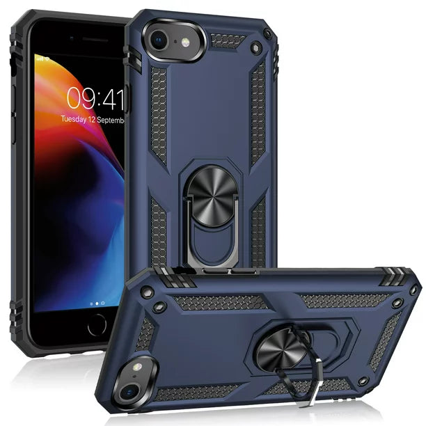 Military Armor Dual Heavy-Duty Shockproof Ring Holder Case for IPHONE 6 / 6S