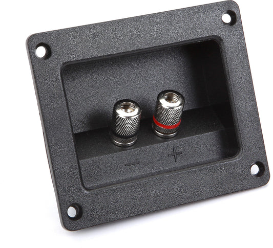 Square Speaker Terminal Cup  2" Binding Post Nickel - The Accessories  Place