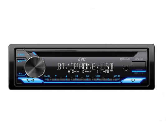 JVC KDTD71BT 1-Din Multimedia Bluetooth CD Receiver