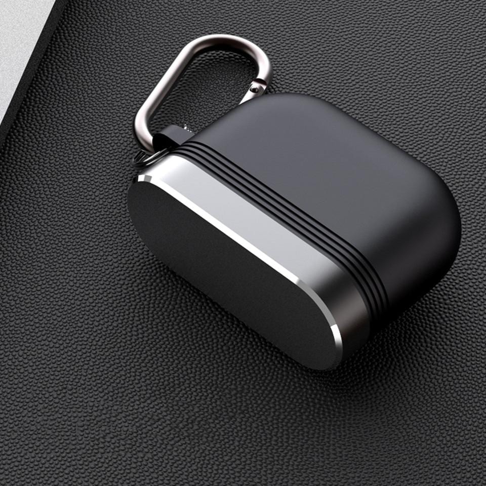 For Apple Airpods Pro Case with Keychain Luxury Metal Air Pods Earphone Accessories Airpod Funda Protector Air Pods Pro Cases