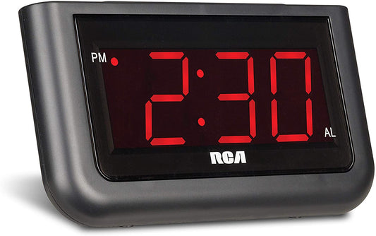 RCA Digital Alarm Clock -1.4" Large LED Display