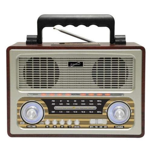 Supersonic Multi-Function Bluetooth® Speaker with Rechargeable Battery