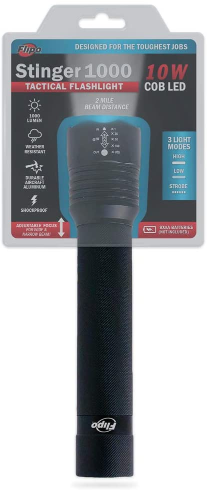 Stinger 1000 Lumens 10W Ultra Bright Tactical Flashlight